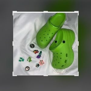 Croc style platform (new) 4charm w/purchase additional charms sold separately